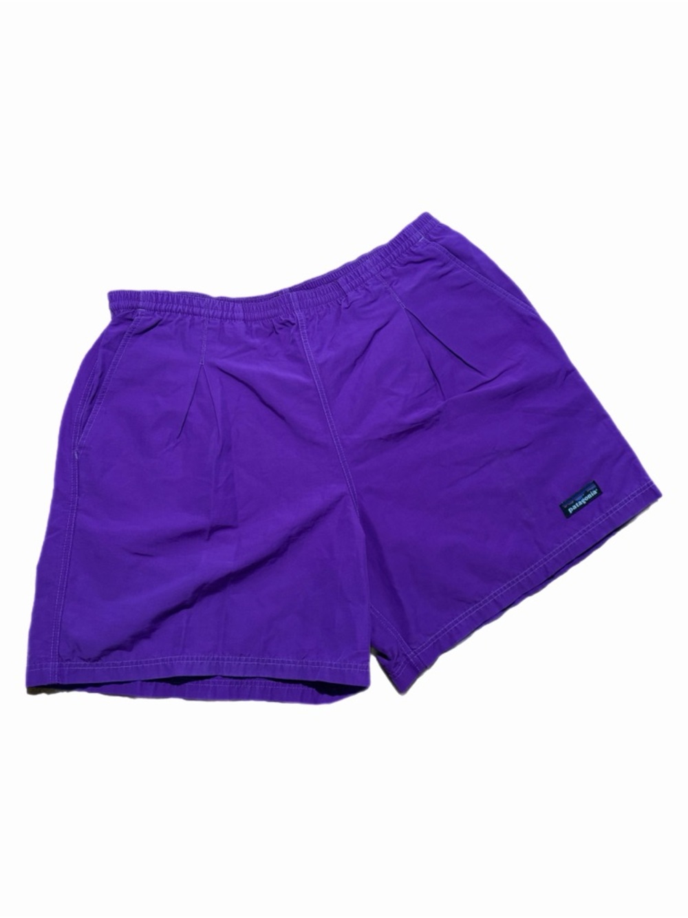 Vintage Patagonia Swim Trunks Mens Medium Purple Elastic Waist Lined Shorts